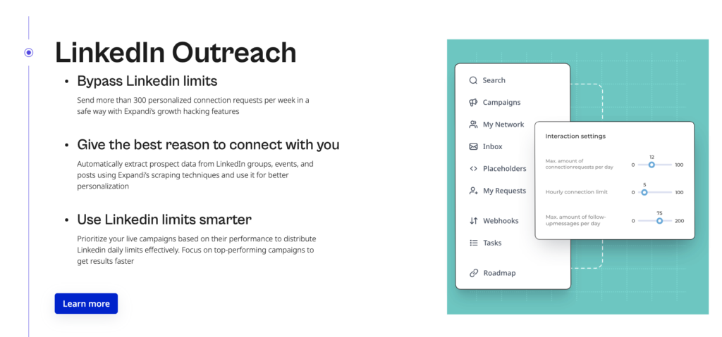 Expandi io LinkedIn Automated Outreach