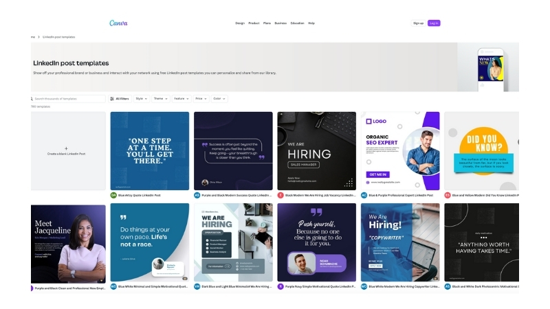 Canva for LinkedIn
