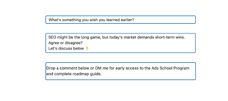 LinkedIn Call to Action