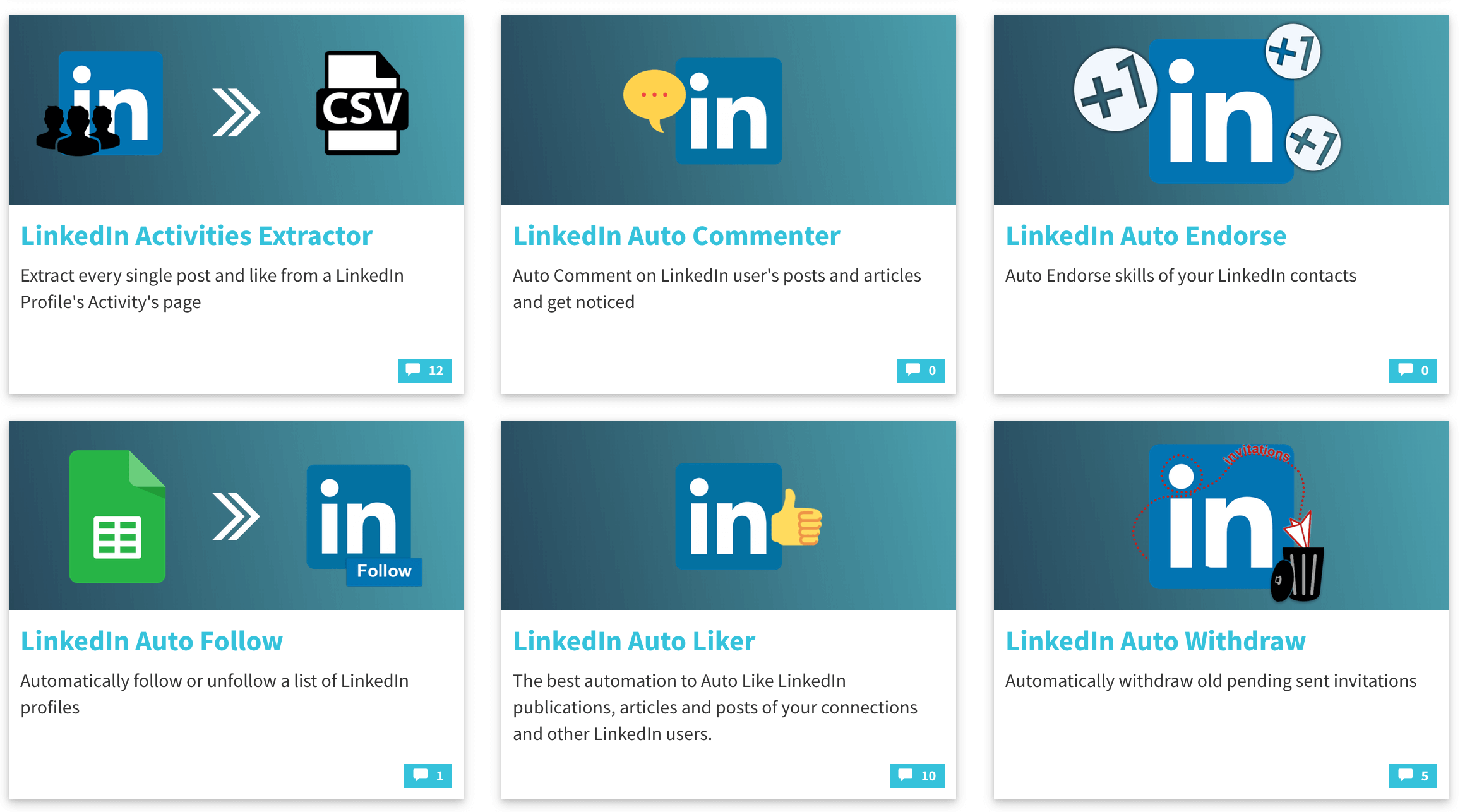 LinkedIn marketing tools - PhantomBuster