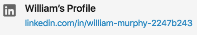 Bad LinkedIn Profile URL