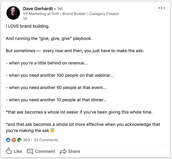Best LinkedIn Post Practices - Dave