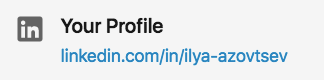 Great LinkedIn Profile URL