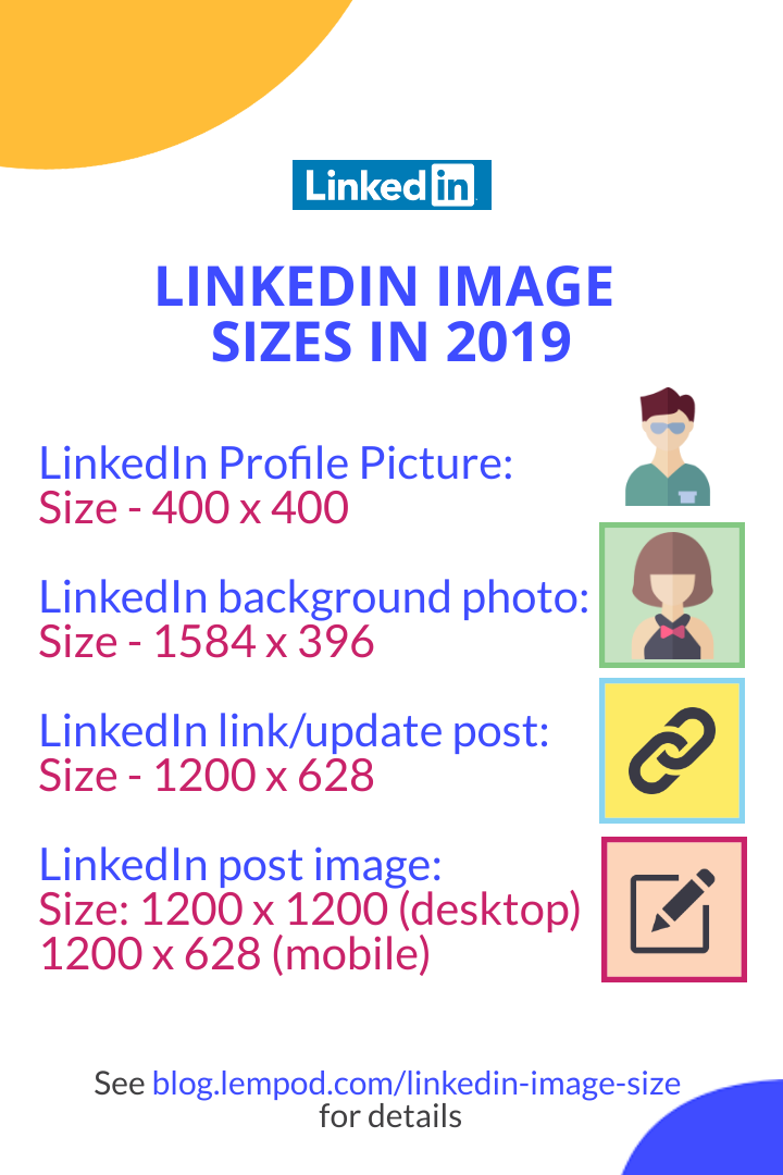 LinkedIn Cover Photo Size Guide - Lempod