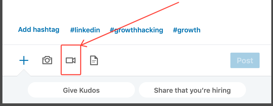 Add video to LinkedIn