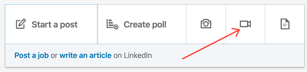 Add a video to LinkedIn 